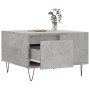 Mesa de centro madera contrachapada gris hormigón 55x55x36,5 cm en Mesas de centro | Comprar online en Foru.es