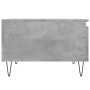 Mesa de centro madera contrachapada gris hormigón 55x55x36,5 cm en Mesas de centro | Comprar online en Foru.es