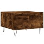 Mesa de centro madera contrachapada roble ahumado 55x55x36,5 cm en Mesas de centro | Comprar online en Foru.es
