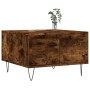 Mesa de centro madera contrachapada roble ahumado 55x55x36,5 cm en Mesas de centro | Comprar online en Foru.es