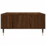 Mesa de centro madera de ingeniería roble marrón 60x60x30 cm de vidaXL, Mesas de centro - Ref: Foro24-827035, Precio: 56,30 €...