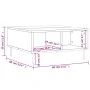 Couchtisch aus braunem Eichenholzwerkstoff, 60 x 60 x 30 cm von vidaXL, Couchtisch - Ref: Foro24-827035, Preis: 55,47 €, Raba...