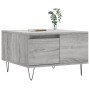 Mesa de centro madera contrachapada gris Sonoma 55x55x36,5 cm en Mesas de centro | Comprar online en Foru.es