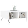 Mesa de centro madera de ingeniería blanco brillo 60x60x30 cm de vidaXL, Mesas de centro - Ref: Foro24-827038, Precio: 46,83 ...