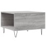 Mesa de centro madera contrachapada gris Sonoma 55x55x36,5 cm en Mesas de centro | Comprar online en Foru.es