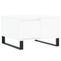 Mesa de centro madera contrachapada blanco 55x55x36,5 cm en Mesas de centro | Comprar online en Foru.es