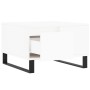 Mesa de centro madera contrachapada blanco 55x55x36,5 cm en Mesas de centro | Comprar online en Foru.es