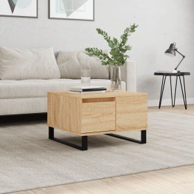 Mesa de centro madera contrachapada roble Sonoma 55x55x36,5 cm en Mesas de centro | Comprar online en Foru.es