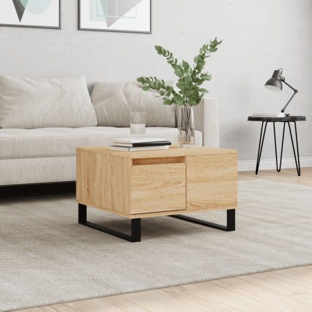 Mesa de centro madera contrachapada roble Sonoma 55x55x36,5 cm en Mesas de centro | Comprar online en Foru.es