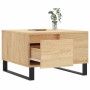 Mesa de centro madera contrachapada roble Sonoma 55x55x36,5 cm en Mesas de centro | Comprar online en Foru.es