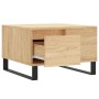 Mesa de centro madera contrachapada roble Sonoma 55x55x36,5 cm en Mesas de centro | Comprar online en Foru.es