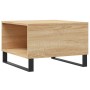 Mesa de centro madera contrachapada roble Sonoma 55x55x36,5 cm en Mesas de centro | Comprar online en Foru.es