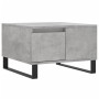 Mesa de centro madera contrachapada gris hormigón 55x55x36,5 cm en Mesas de centro | Comprar online en Foru.es