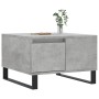 Mesa de centro madera contrachapada gris hormigón 55x55x36,5 cm en Mesas de centro | Comprar online en Foru.es