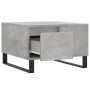 Mesa de centro madera contrachapada gris hormigón 55x55x36,5 cm en Mesas de centro | Comprar online en Foru.es
