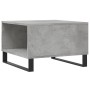 Mesa de centro madera contrachapada gris hormigón 55x55x36,5 cm en Mesas de centro | Comprar online en Foru.es