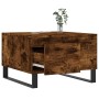 Mesa de centro madera contrachapada roble ahumado 55x55x36,5 cm en Mesas de centro | Comprar online en Foru.es