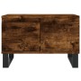 Mesa de centro madera contrachapada roble ahumado 55x55x36,5 cm en Mesas de centro | Comprar online en Foru.es