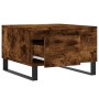 Mesa de centro madera contrachapada roble ahumado 55x55x36,5 cm en Mesas de centro | Comprar online en Foru.es