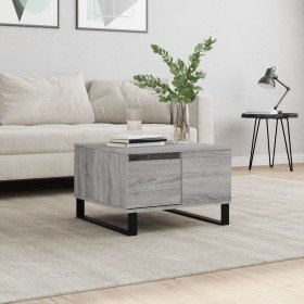 Mesa de centro madera contrachapada gris Sonoma 55x55x36,5 cm en Mesas de centro | Comprar online en Foru.es