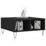 Mesa de centro madera de ingeniería negro 60x60x30 cm de vidaXL, Mesas de centro - Ref: Foro24-827037, Precio: 45,12 €, Descu...