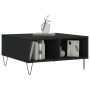 Mesa de centro madera de ingeniería negro 60x60x30 cm de vidaXL, Mesas de centro - Ref: Foro24-827037, Precio: 45,51 €, Descu...