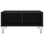 Mesa de centro madera de ingeniería negro 60x60x30 cm de vidaXL, Mesas de centro - Ref: Foro24-827037, Precio: 45,12 €, Descu...