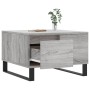 Mesa de centro madera contrachapada gris Sonoma 55x55x36,5 cm en Mesas de centro | Comprar online en Foru.es