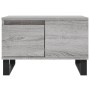 Mesa de centro madera contrachapada gris Sonoma 55x55x36,5 cm en Mesas de centro | Comprar online en Foru.es