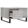 Mesa de centro madera contrachapada gris Sonoma 55x55x36,5 cm en Mesas de centro | Comprar online en Foru.es