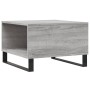 Mesa de centro madera contrachapada gris Sonoma 55x55x36,5 cm en Mesas de centro | Comprar online en Foru.es
