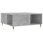 Mesa de centro madera contrachapada gris hormigón 80x80x36,5 cm en Mesas de centro | Comprar online en Foru.es