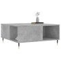Mesa de centro madera contrachapada gris hormigón 80x80x36,5 cm en Mesas de centro | Comprar online en Foru.es