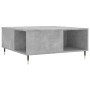 Mesa de centro madera contrachapada gris hormigón 80x80x36,5 cm en Mesas de centro | Comprar online en Foru.es