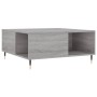 Mesa de centro madera contrachapada gris Sonoma 80x80x36,5 cm en Mesas de centro | Comprar online en Foru.es