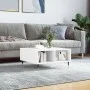 Mesa de centro madera de ingeniería blanco 60x60x30 cm de vidaXL, Mesas de centro - Ref: Foro24-827028, Precio: 44,98 €, Desc...