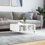 Mesa de centro madera de ingeniería blanco 60x60x30 cm de vidaXL, Mesas de centro - Ref: Foro24-827028, Precio: 45,51 €, Desc...