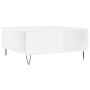 Mesa de centro madera contrachapada blanco 80x80x36,5 cm en Mesas de centro | Comprar online en Foru.es
