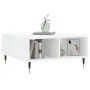 Mesa de centro madera de ingeniería blanco 60x60x30 cm de vidaXL, Mesas de centro - Ref: Foro24-827028, Precio: 44,98 €, Desc...