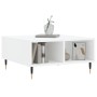 Mesa de centro madera de ingeniería blanco 60x60x30 cm de vidaXL, Mesas de centro - Ref: Foro24-827028, Precio: 45,51 €, Desc...