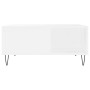Mesa de centro madera contrachapada blanco 80x80x36,5 cm en Mesas de centro | Comprar online en Foru.es