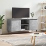 Mueble de TV madera de ingeniería gris hormigón 104x35x50 cm de vidaXL, Muebles TV - Ref: Foro24-827008, Precio: 63,39 €, Des...