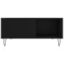 Mesa de centro madera contrachapada negro 80x80x36,5 cm en Mesas de centro | Comprar online en Foru.es
