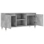 Mueble de TV madera de ingeniería gris hormigón 104x35x50 cm de vidaXL, Muebles TV - Ref: Foro24-827008, Precio: 63,39 €, Des...
