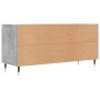 Mueble de TV madera de ingeniería gris hormigón 104x35x50 cm de vidaXL, Muebles TV - Ref: Foro24-827008, Precio: 63,39 €, Des...