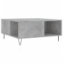 Mesa de centro madera contrachapada gris hormigón 80x80x36,5 cm en Mesas de centro | Comprar online en Foru.es