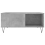 Mesa de centro madera contrachapada gris hormigón 80x80x36,5 cm en Mesas de centro | Comprar online en Foru.es