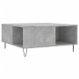 Mesa de centro madera contrachapada gris hormigón 80x80x36,5 cm en Mesas de centro | Comprar online en Foru.es