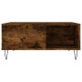 Mesa de centro madera contrachapada roble ahumado 80x80x36,5 cm en Mesas de centro | Comprar online en Foru.es