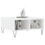 Mesa de centro madera de ingeniería blanco 60x60x30 cm de vidaXL, Mesas de centro - Ref: Foro24-827036, Precio: 45,04 €, Desc...
